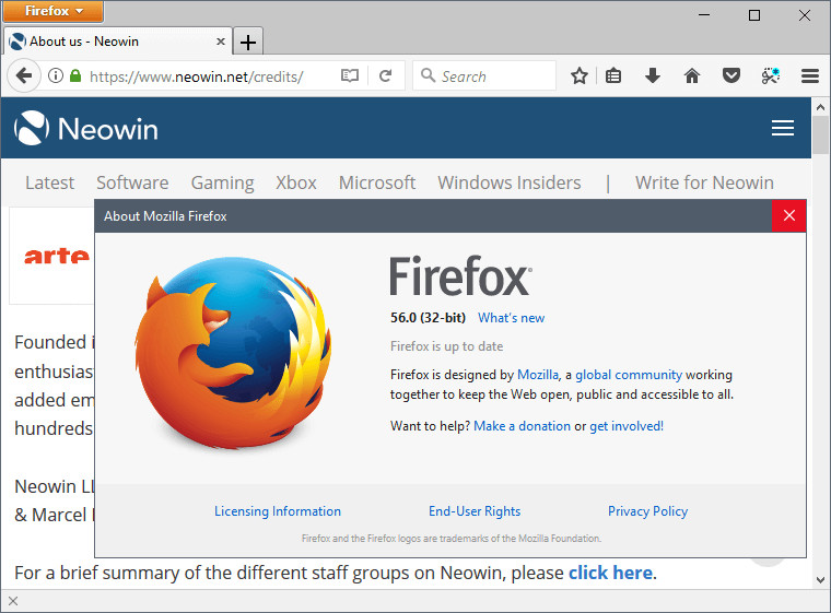 firefox 56 for mac download